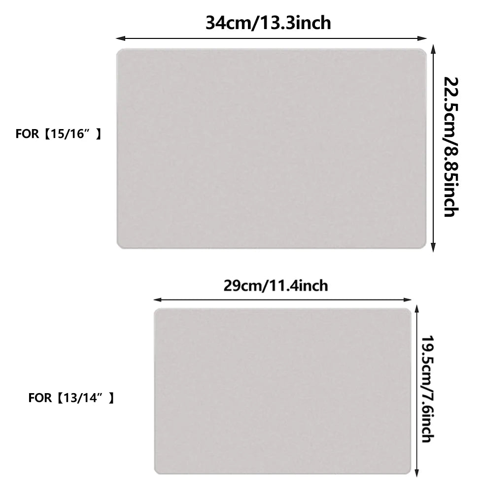 Manta de microfibra para teclado de portátil, cubierta protectora a prueba de polvo, paño de limpieza de pantalla para MacBook P