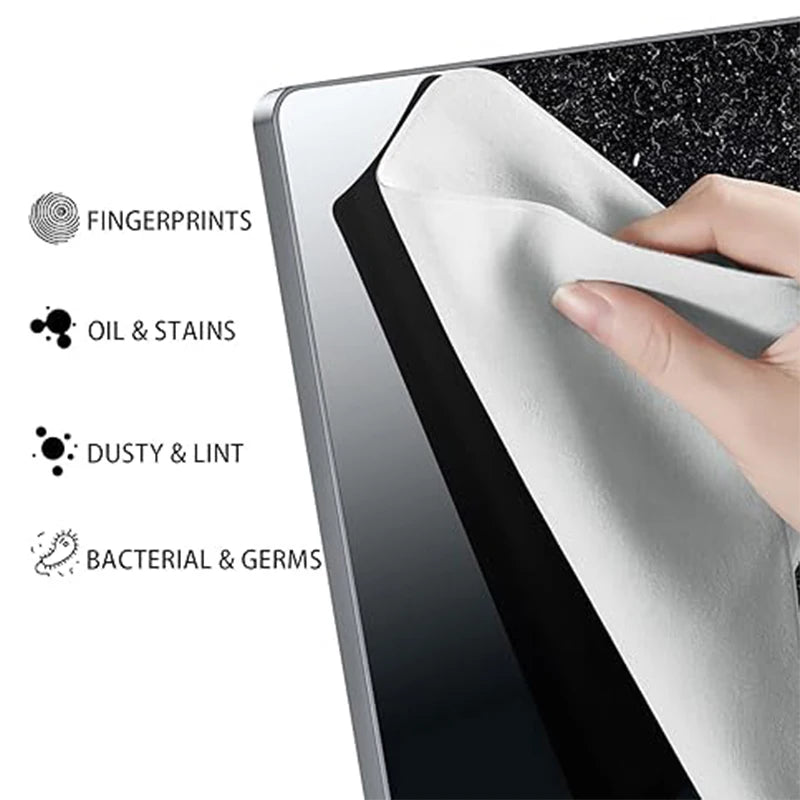 Manta de microfibra para teclado de portátil, cubierta protectora a prueba de polvo, paño de limpieza de pantalla para MacBook P