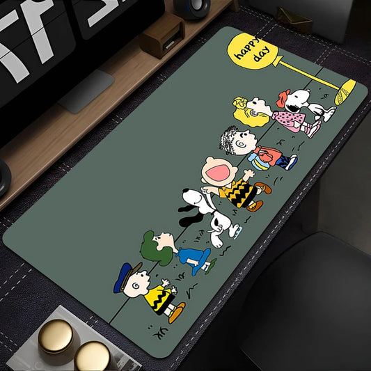 Mouse pad large Gaming Desk Mat Computer Keyboard desk pad Mats Non-slip rubber Game player PC carpet S-Snoopy Mousepad Kawaii