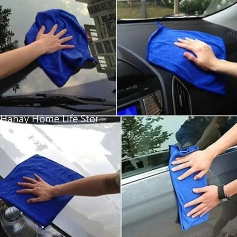Microfiber Towels Car Wash Drying Cloth Towel Household Cleaning Cloths Auto Detailing Polishing  Home Clean Car Tools